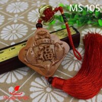 Dây treo phong thủy xe hơi Cá Chép- MS105