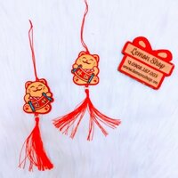 Dây Treo Tết - Mèo Nhung Liễng ( 22cm - 1 Dây)