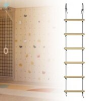 Dây Treo Thang Leo Thang Gỗ Xoay Treo Thang Trò Chơi Leo Thang Treo Cho Sân