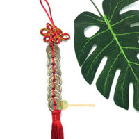 Dây treo tiền xu bát trạch phong thủy