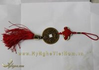 Dây treo tiền xu cổ phong thủy bằng đồng