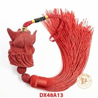 Dây Treo Xe Cặp Song Ngư Chu Sa Đỏ