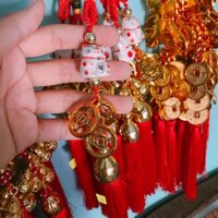 Dây treo xe mèo may mắn