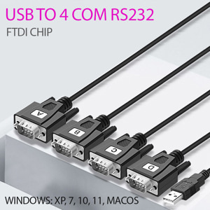 Dây USB to 4 RS232 (USB to 4 com) Z-TEK ZE552A