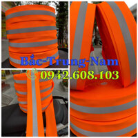 Dây vải phản quang bản rộng 5cm , 100m/ 1 cuộn , Dây cảnh báo an toàn phản quang