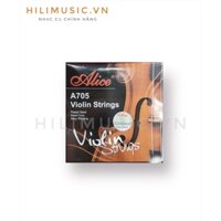 Dây Violin Alice A705 Plated Steel, Steel Core, Alloy Winding