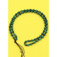 Dây vòng cổ hạt đá cẩm thạch Đông ninh - Dây chuyền hạt chuỗi ly nhỏ - Hạt tròn