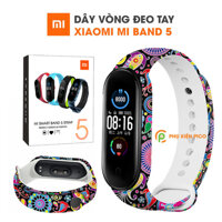 Dây vòng đeo tay Xiaomi Mi Band 5 dây silicon thời trang nhiều màu – Dây đeo thay thế Miband 5