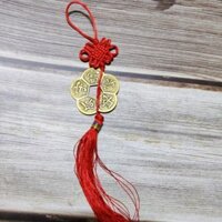 Dây Xâu Xu Treo Tiền Hoa Mai - Đồng Xu Phong Thuỷ - Quà Tặng Quà Lưu Niệm - Xâu to 1 đồng hoa mai