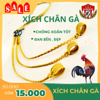 Dây xích chân gà rừng mồi ,dây xích gà tre, đan thủ công có chống xoắn tốt