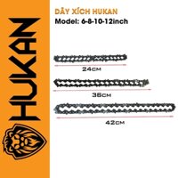 Dây xích HUKAN 6 inch - 8 icnh - 10 inch - 12 inch của máy CS008iBL, CS010IBL, CS012iBL