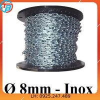 Dây xích INOX 304 Phi 8 [ 8mm ] - Cáp Thép Thái Bình Vina