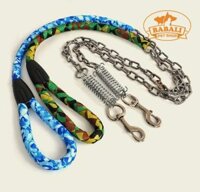 Dây xích inox tay vải chiu lực chống cắn cho chó lớn