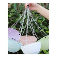 Dây xích kim loại, chậu treo sân vườn, móc treo, hoa treo, dây treo màu xanh lam, dây treo, Giỏ Hoa, giỏ treo