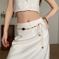 Dây Xích Thắt Lưng Váy Phụ Kiện Dệt Retro Trang Trí Đầm Dây Thắt Lưng