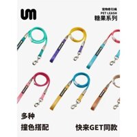 Dây xích tương phản kẹo UNMIXED Đi dạo cho chó bốn mùa phổ thông Teddy Bichon Bear Corgi Ngực lưng