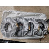 Dây xịt rửa xe 9 mét - tưới cây màu xám, tán và đầu xịt chất liệu đồng thau