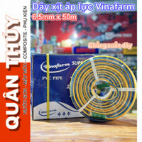 Dây xịt thuốc sâu dùng phun thuốc, dây rửa xe áp lực cao CAO CẤP Vinafarm - dài 50m kích cỡ 6.5mm