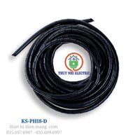 Dây Xoắn Ruột Vịt Phi 8 Màu Đen
