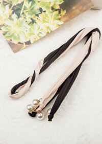 Dây xoắn tạo kiểu tóc nữ DX - DX02 Đen phối kem