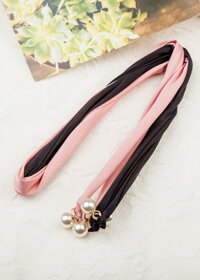 Dây xoắn tạo kiểu tóc nữ DX - DX03 Đen phối hồng