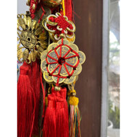 Dây xu hoa mai, Hoa mai thập toàn bằng đồng dây xu may mắn bình an