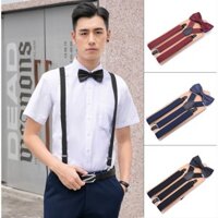 Dây Yếm Đai Nịt Quần Đeo Vai Chữ Y Kèm Nơ Cổ Sơn Tĩnh Điện Cho Nam Và Nữ Otyla