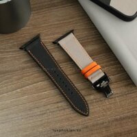 Dây da thủ công Epsom Mix 3 Màu Sọc Ngang (màu 1) dành cho Apple Watch đồng hồ thông minh Series 1/2/3/4/5/6/7/SE