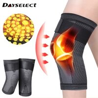 Dayselect 1pair wormwood self-heating bandage knee pad knee brace leg warmer for thấp khớp viêm khớp đau khớp cải thiện lưu thông máu