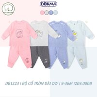 DB1223 Bộ cổ tròn dài tay (9-36m)