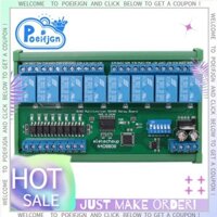 Dc 24V 8 Ch RS485 Bảng Rơle Modbus RTU UART Công tắc điều khiển từ xa DIN35 Hộp ray cho điều khiển tự động hóa PLC