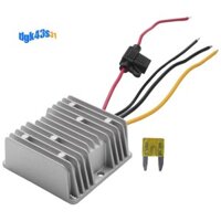 Dc 36V / 48V sang 12V 20A Điện áp Bộ điều chỉnh DC Giảm tốc Buck Biến áp Bộ chuyển đổi nguồn có cầu chì