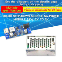 DC-DC xuống 1PCS 5A Module 24v/12V đến 5V Power Converter Super LM259S với nhà ở