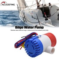 Dc Máy Bơm Nước 12v 60w 1100gph Cho Tàu Thuyền