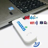 DCOM 3G PHÁT WIFI TỪ SIM 3G 4G MAXIS ZTE MF70, ĐA MẠNG, SIÊU TỐC, TẶNG SIÊU SIM