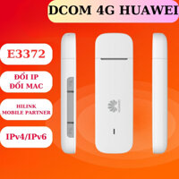 Dcom 4G E3372 MS2372 đổi ip , dcom 4g huawei hỗ trợ IPV6, dcom hilink và dcom app