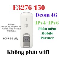 Dcom 4G Huawei E3276 cũ Có hỗ trợ IPV6, Dcom 4G phiên bản E3276s-150G ,Tốc độ 150Mbs