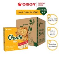 [DD] Combo 4 hộp bánh Orion Goute Hạt dinh dưỡng (316,8g x 4)