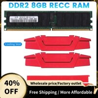 Ddr2 8gb 667mhz recc ram + Bộ Nhớ ram Làm Mát pc2 5300p 2rx4 reg ecc Cho Máy Trạm