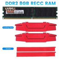 Ddr2 8gb 667mhz recc ram + Bộ Nhớ ram Làm Mát pc2 5300p 2rx4 reg ecc Cho Máy Trạm