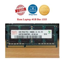 DDR3 Ram Laptop 4GB Bus 1333