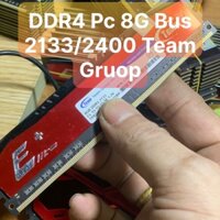 DDR4 PC Ram 8G - Bus 2133/2400 Hiệu Team Gruop Elite Tản Nhiệt Đen, Đỏ , Vàng - Vi Tính Bắc Hải