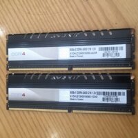 DDR4/8G-2400 tản led đỏ hàng cũ bóc máy đẹp 95