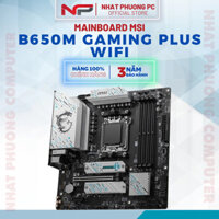[DDR5] MAINBOARD MSI B650M GAMING PLUS WIFI ( WIFI 6E / AM5 / M-ATX / 4XDDR5 )