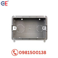 Đế âm chữ nhật màu xám Edenki | MB-R-X