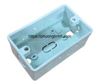 Đế âm tường chữ nhật Sino Vanlock chính hãng S2157 tự chống cháy