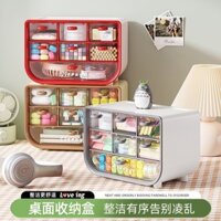 Để Bàn Đồ Lặt Vặt Hộp Bảo Quản Ngăn Kéo Loại Ngăn Kéo Hộp Tổ Chức Sinh Viên Trong Suốt Văn Phòng Phẩm Kệ Đựng Bút C3.7