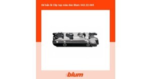 Đế bản lề Clip top màu đen Blum 342.22.065