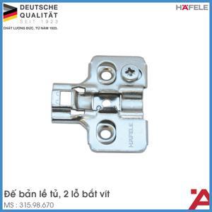 Đế bản lề không bật Hafele  315.98.670