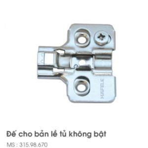 Đế bản lề không bật Hafele  315.98.670